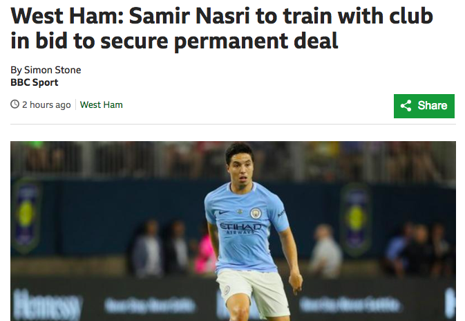  阿森纳终结曼城联赛二十场不败  