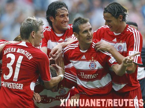  拜仁慕尼黑主场大胜柏林赫塔  